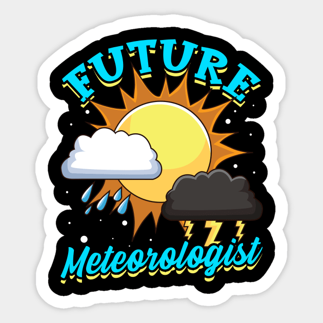 Cute & Funny Future Meteorologist Tornado Storm Sticker by theperfectpresents